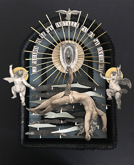 Madame streetart Paris, France, septembre 2017