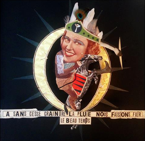 Madame streetart Paris, France, 2016