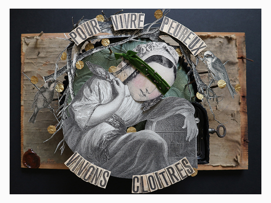 Madame streetart Paris, France, Juillet 2018