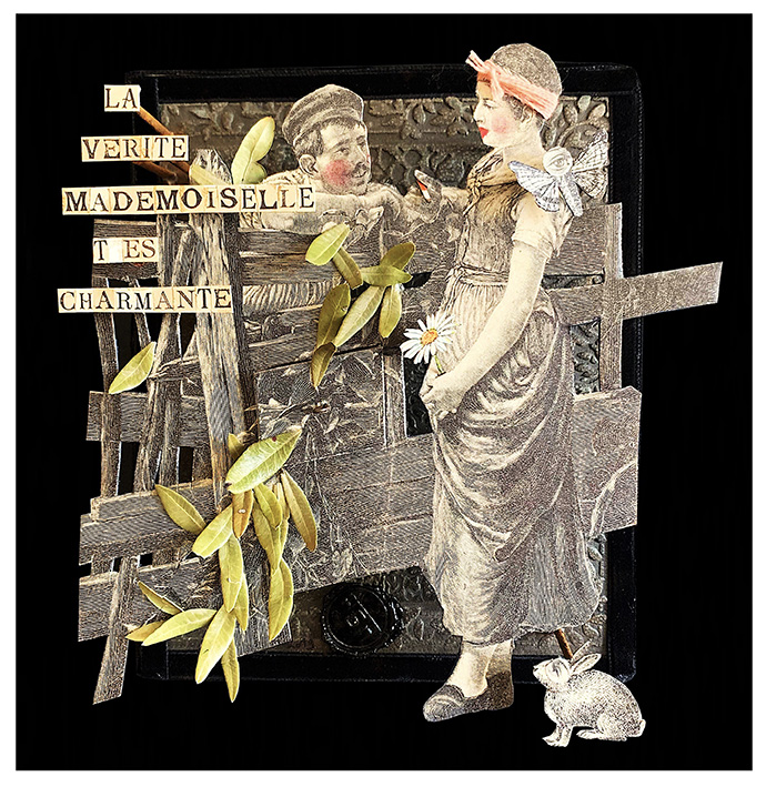 Madame streetart Paris, France, 2019