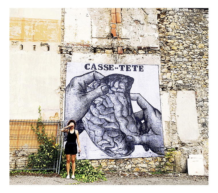 Madame streetart Oyonnax, France, 2019
