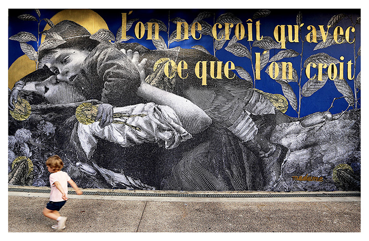 Madame streetart Colmar, France, 2019