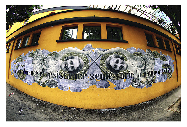 Madame streetart Paris, France, 2019