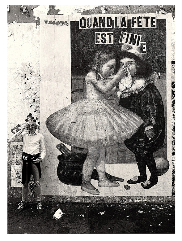 Madame streetart Paris, France, 2019