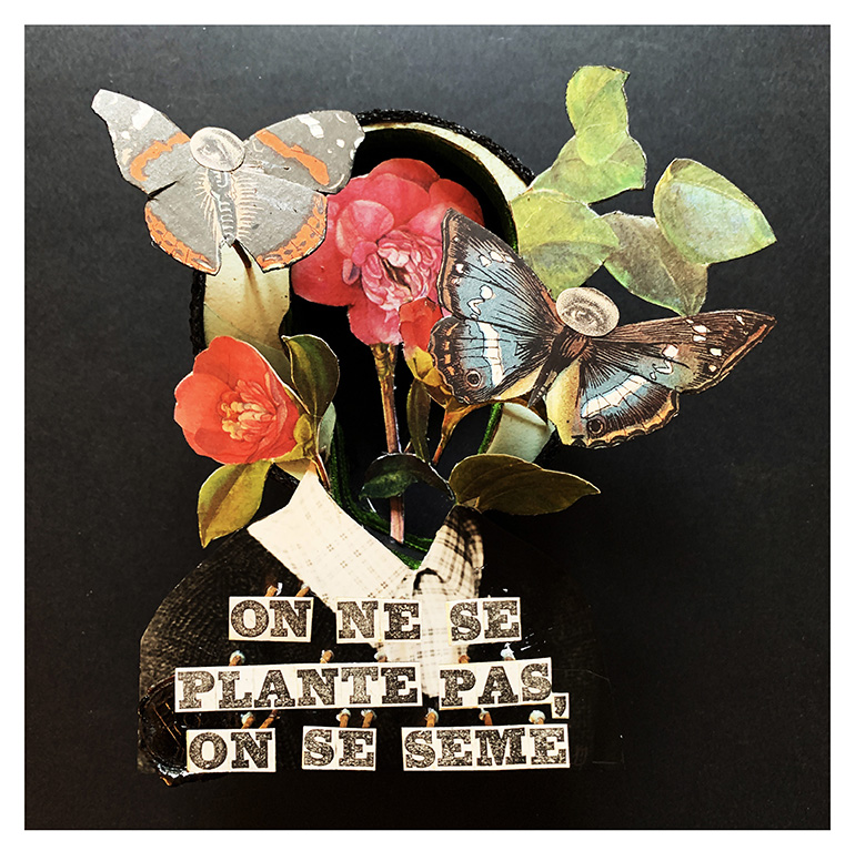 Madame streetart Paris, France, 2018