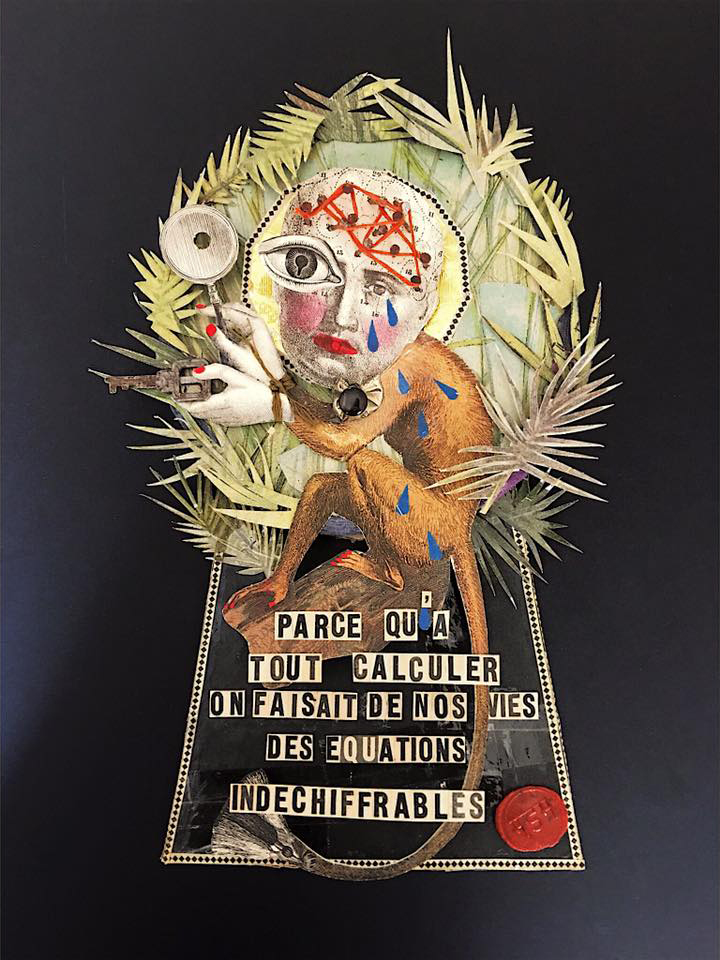 Madame streetart Paris, France, 2016