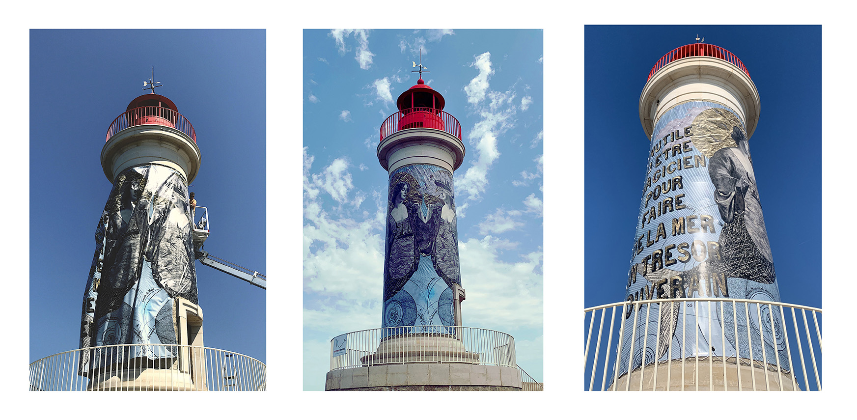 Madame streetart Saint-Tropez, France, 