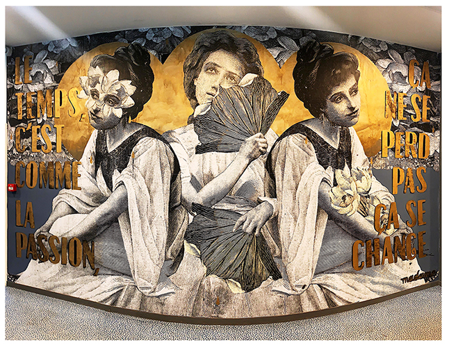 Madame streetart Paris, France, 2020