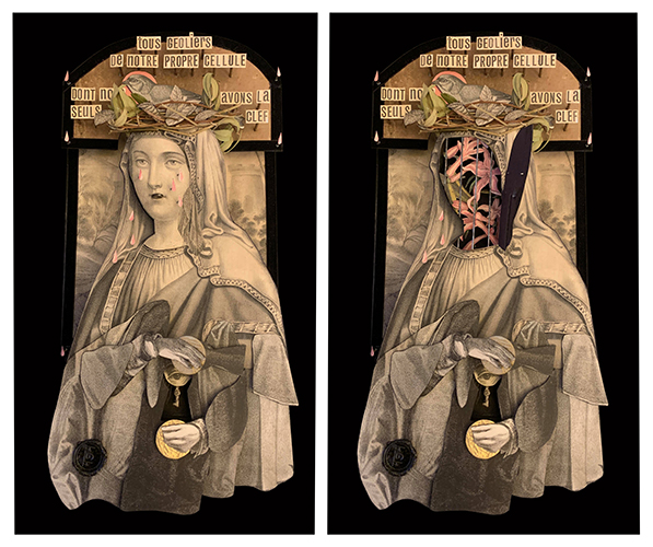 Madame streetart Paris, France, 2020