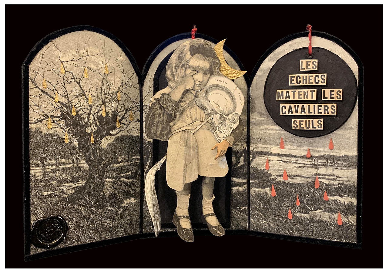 Madame streetart Paris, France, 2020