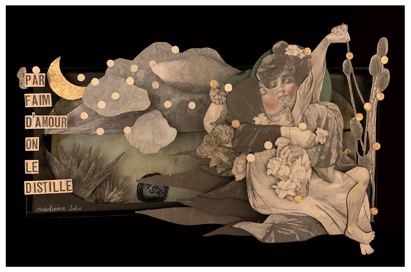 Madame streetart Paris, France, 2020