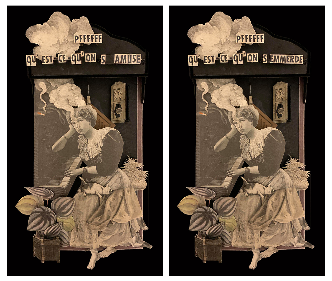 Madame streetart Paris, France, 2020