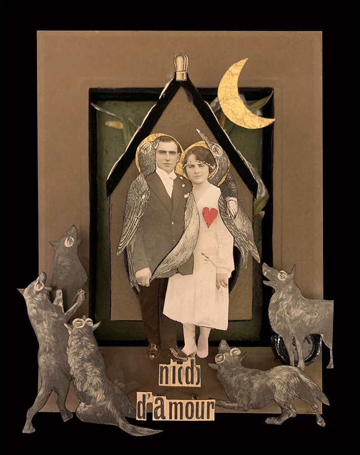 Madame streetart Paris, France, 2020