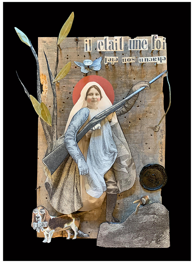 Madame streetart Paris, France, 2020