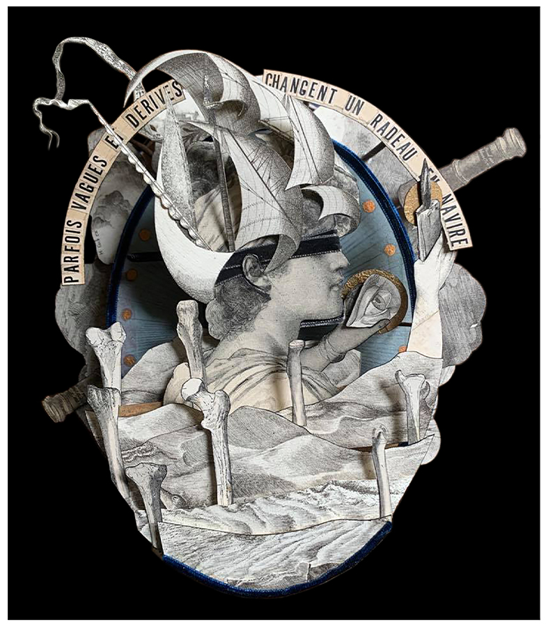 Madame streetart Paris, France, 2020