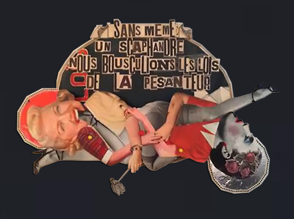 Madame streetart Paris, France, 2016