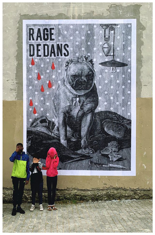 Madame streetart Paris 18e, France, 2020