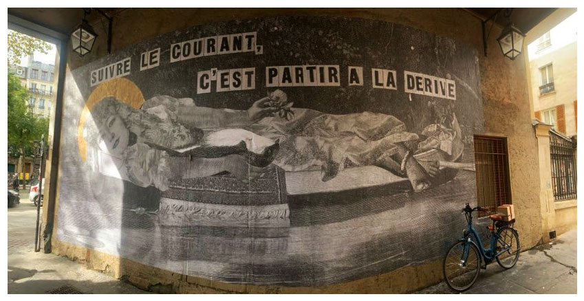 Madame streetart Paris 10e, France, 2020