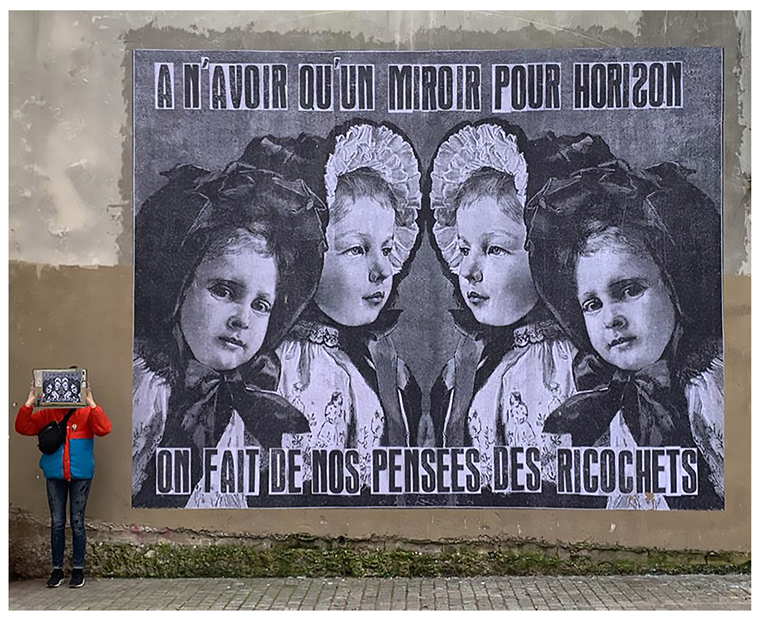 Madame streetart Paris 18e, France, 2021