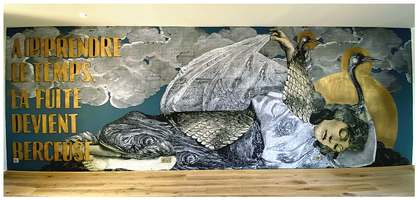 Madame streetart La teste de Buch, France, 2020