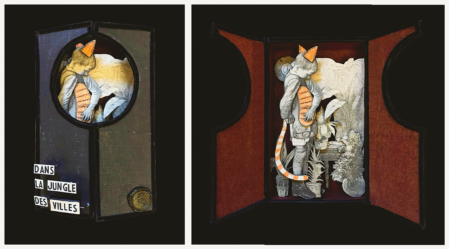 Madame streetart Paris, France, 2020