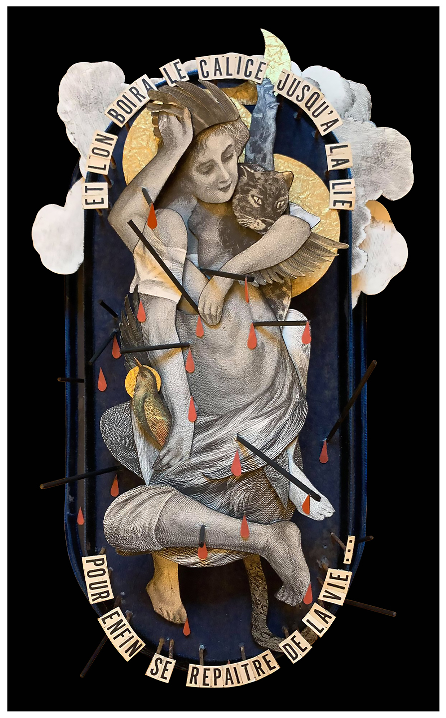 Madame streetart Paris, France, 2021