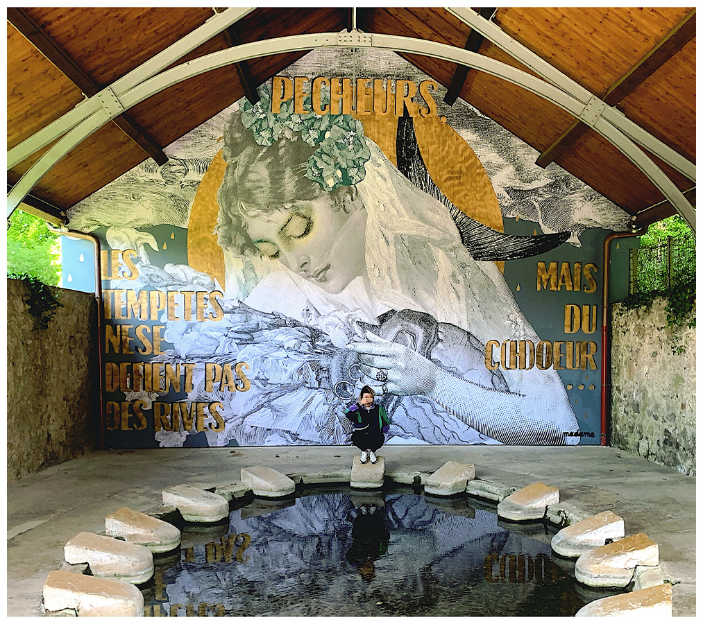 Madame streetart Thonon les Bains, France 2021