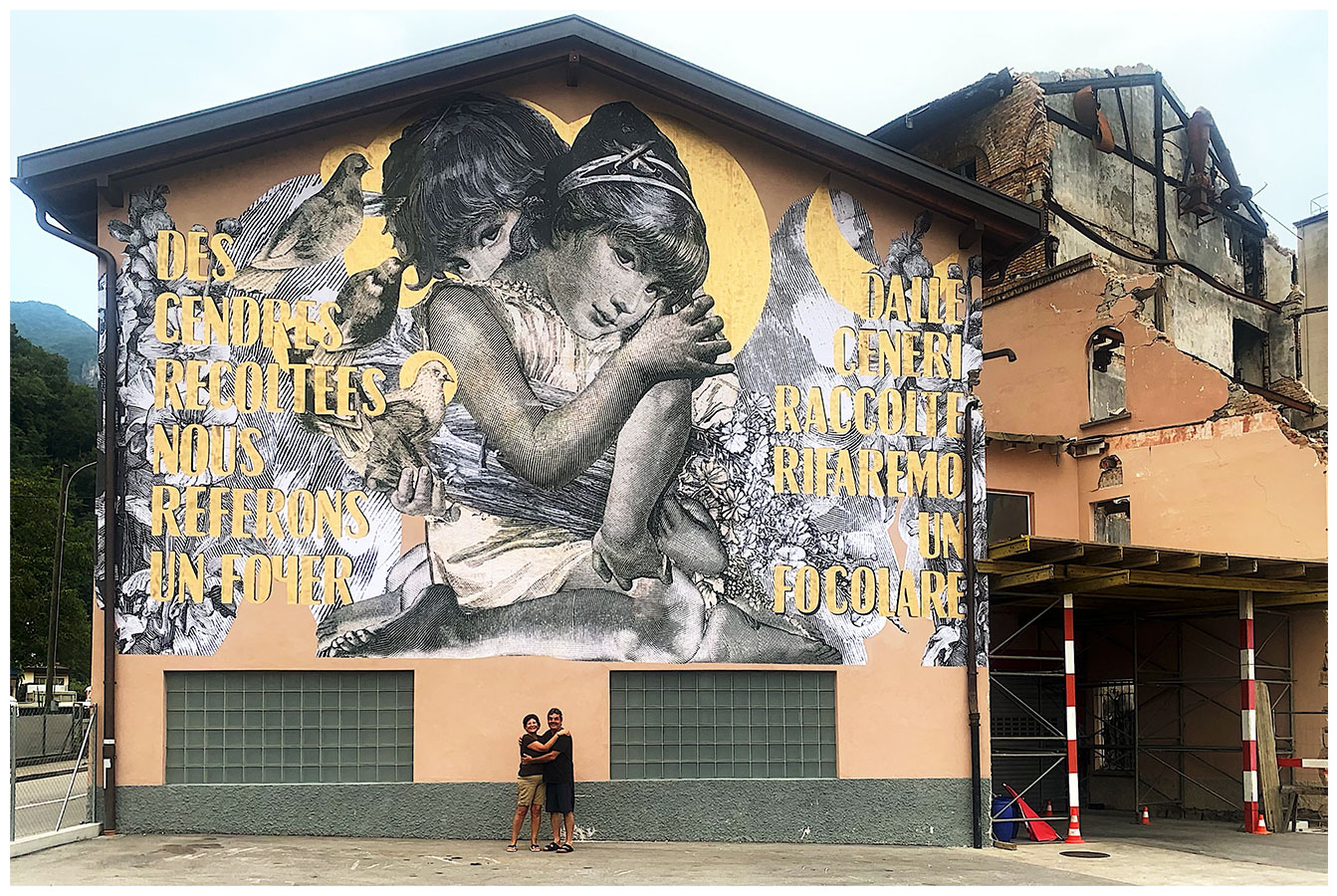 Madame streetart Marrogia, Italie, 2021