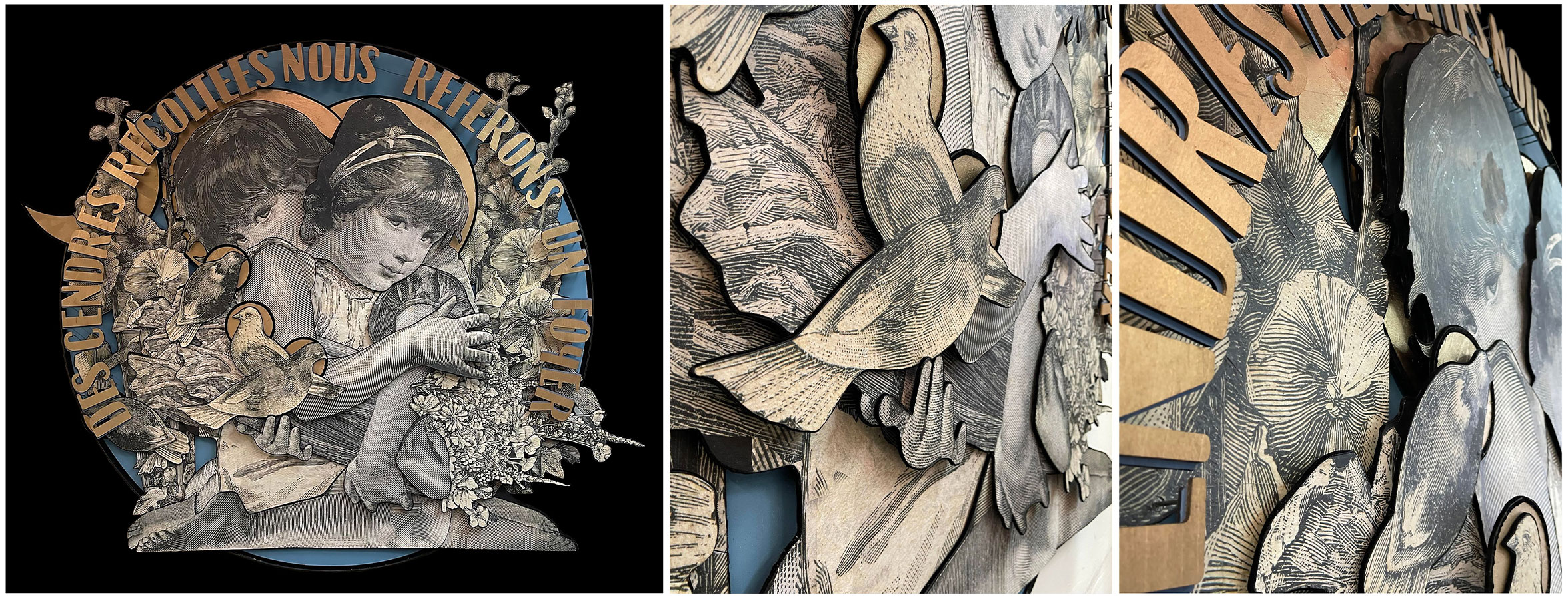 Madame streetart Paris, France, 2022