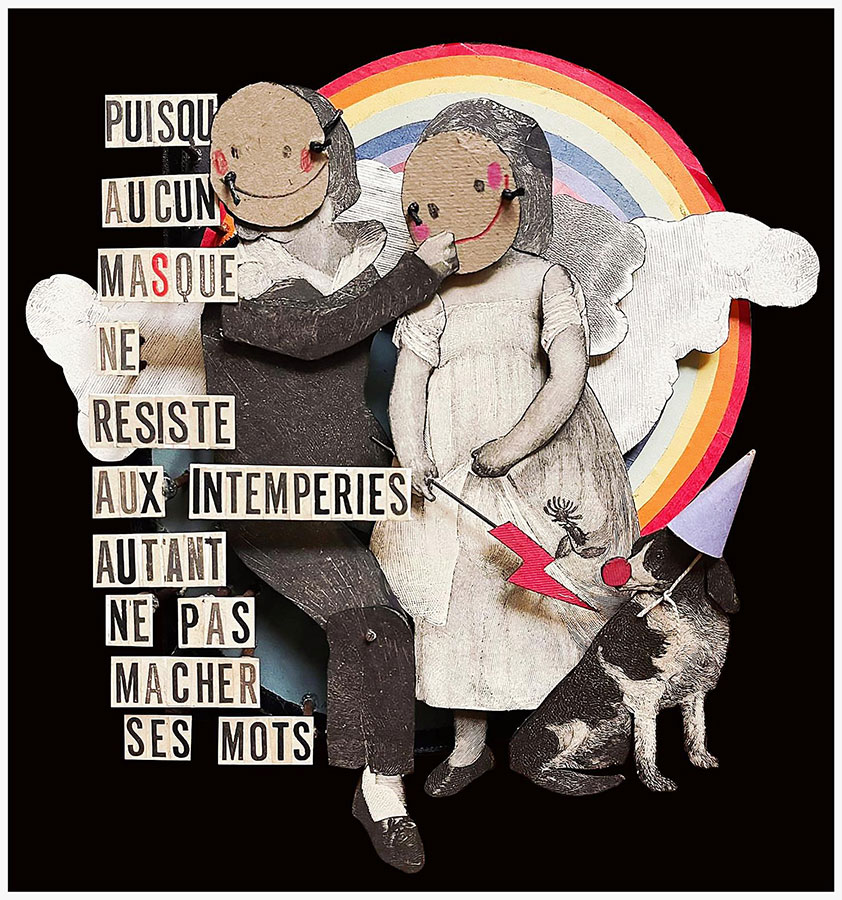 Madame streetart Paris, France, 2022