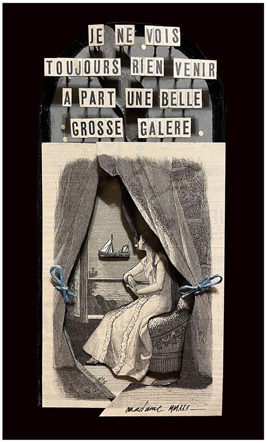 Madame streetart Paris, France, 2022