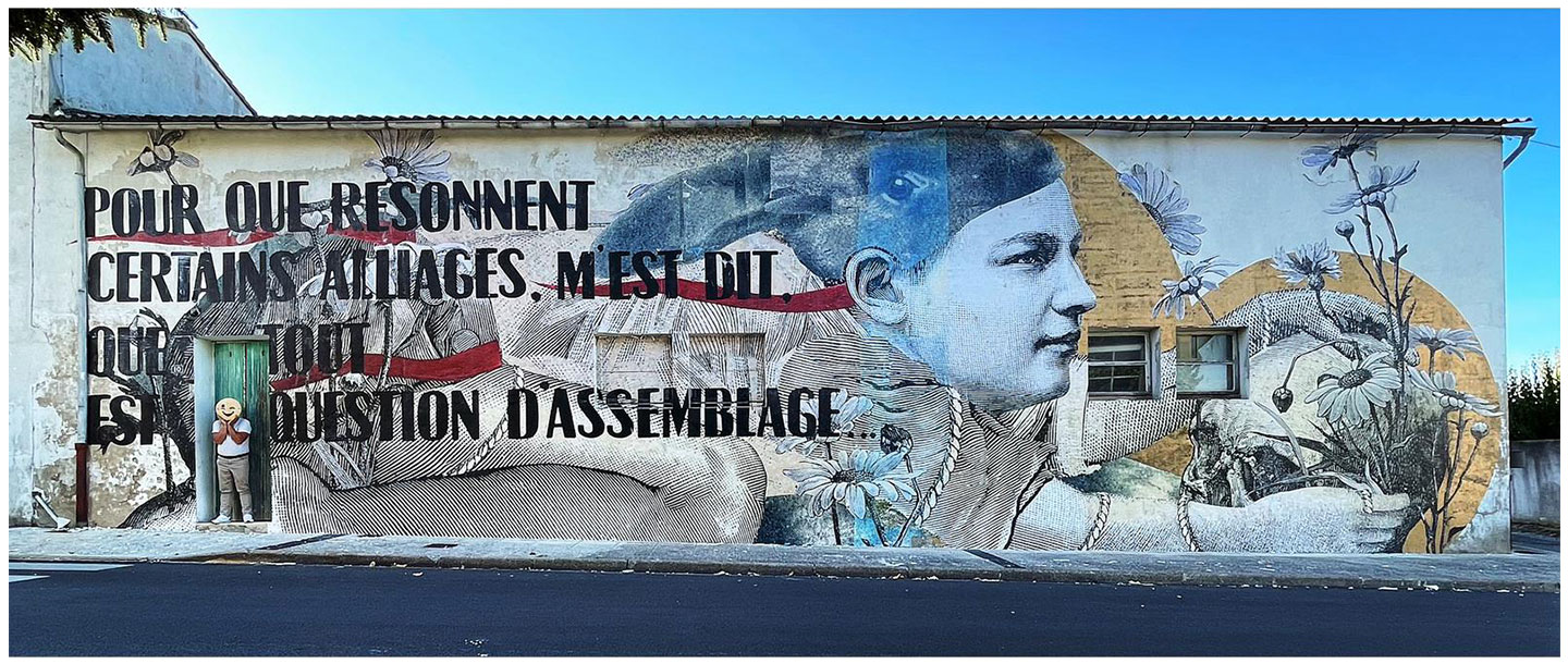 Madame streetart Medis, France, septembre 2022