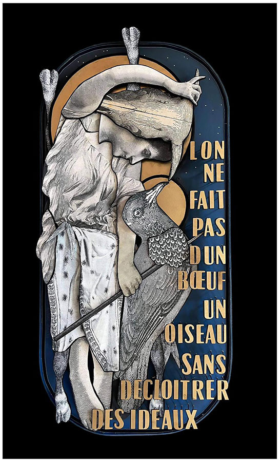 Madame streetart Paris, France, 2022