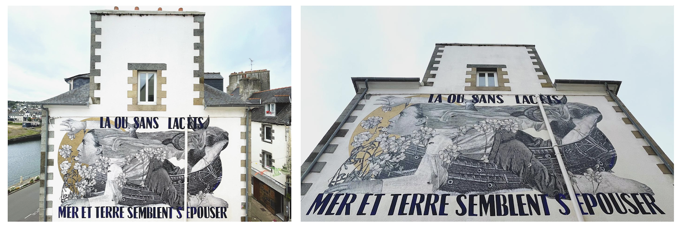 Madame streetart Mairie de Binic, 2023