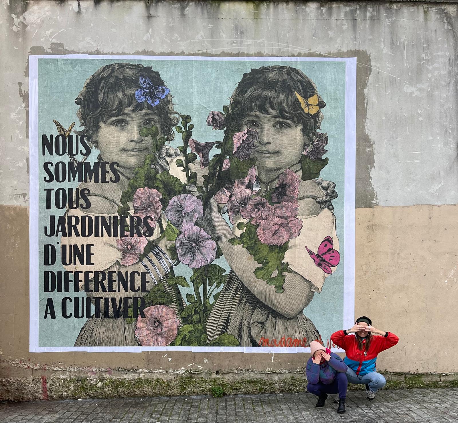 Madame streetart La Goutte d'Or, Paris, 2023