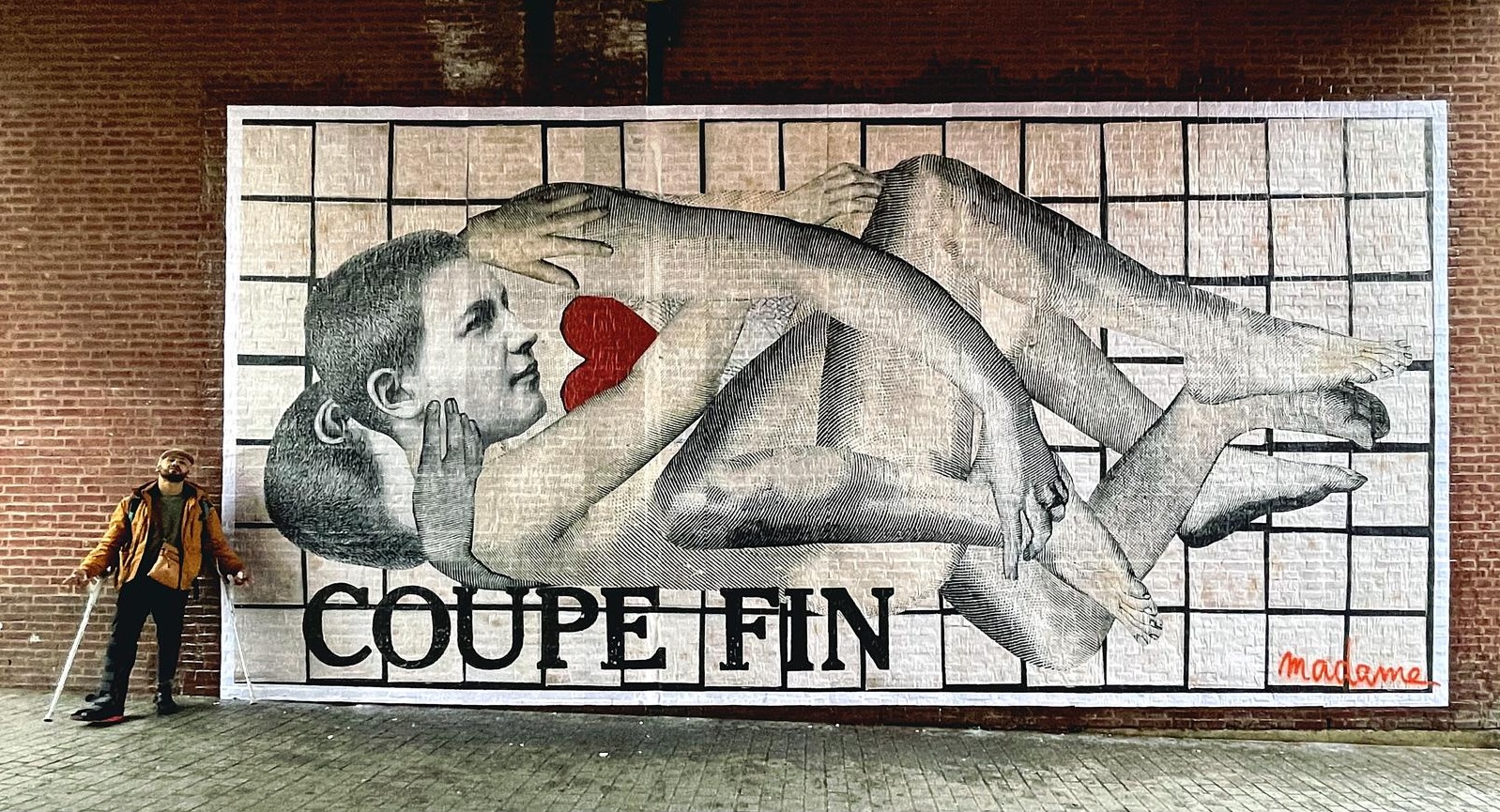 Madame streetart La Goutte d'Or, Paris, 2023