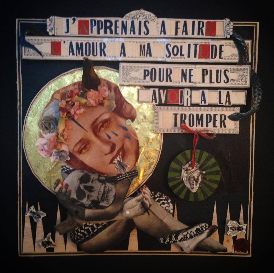 Madame streetart Paris, France, 2016