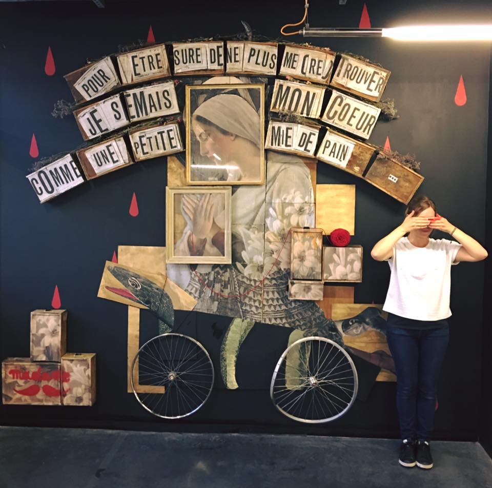 Madame streetart Paris, France, 2017