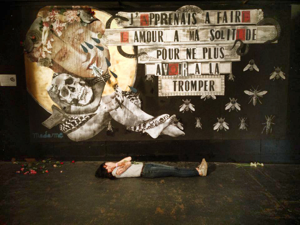 Madame streetart Marseille, France, 2016