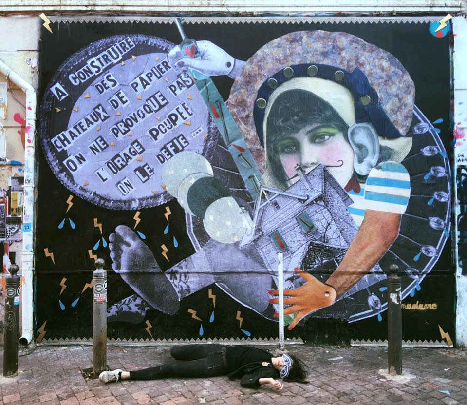 Madame streetart Marseille, France, 2016