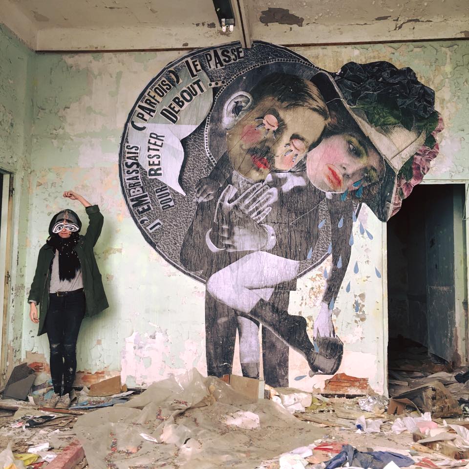 Madame streetart Marseille, France, 2016