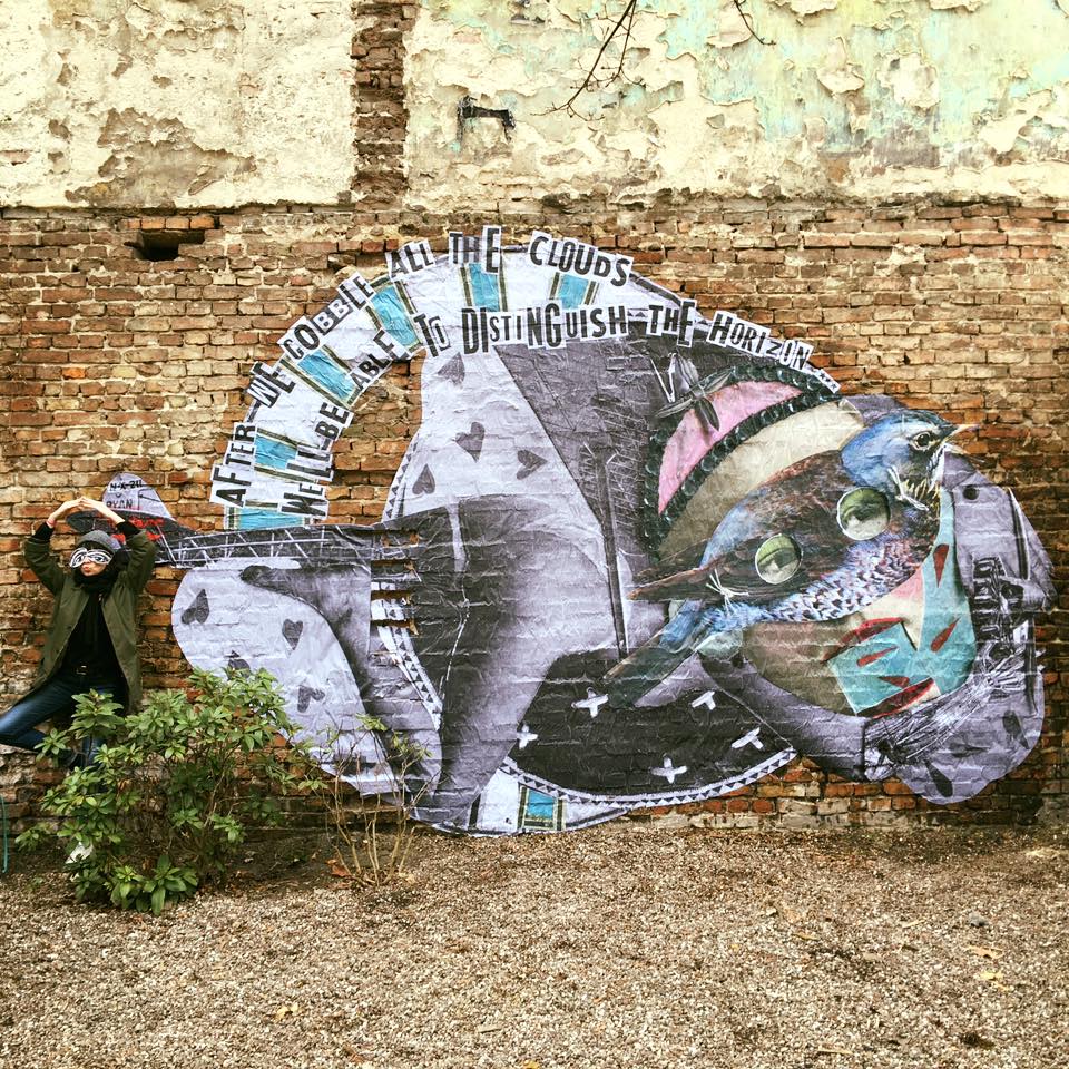 Madame streetart Berlin, Allemagne, 2017