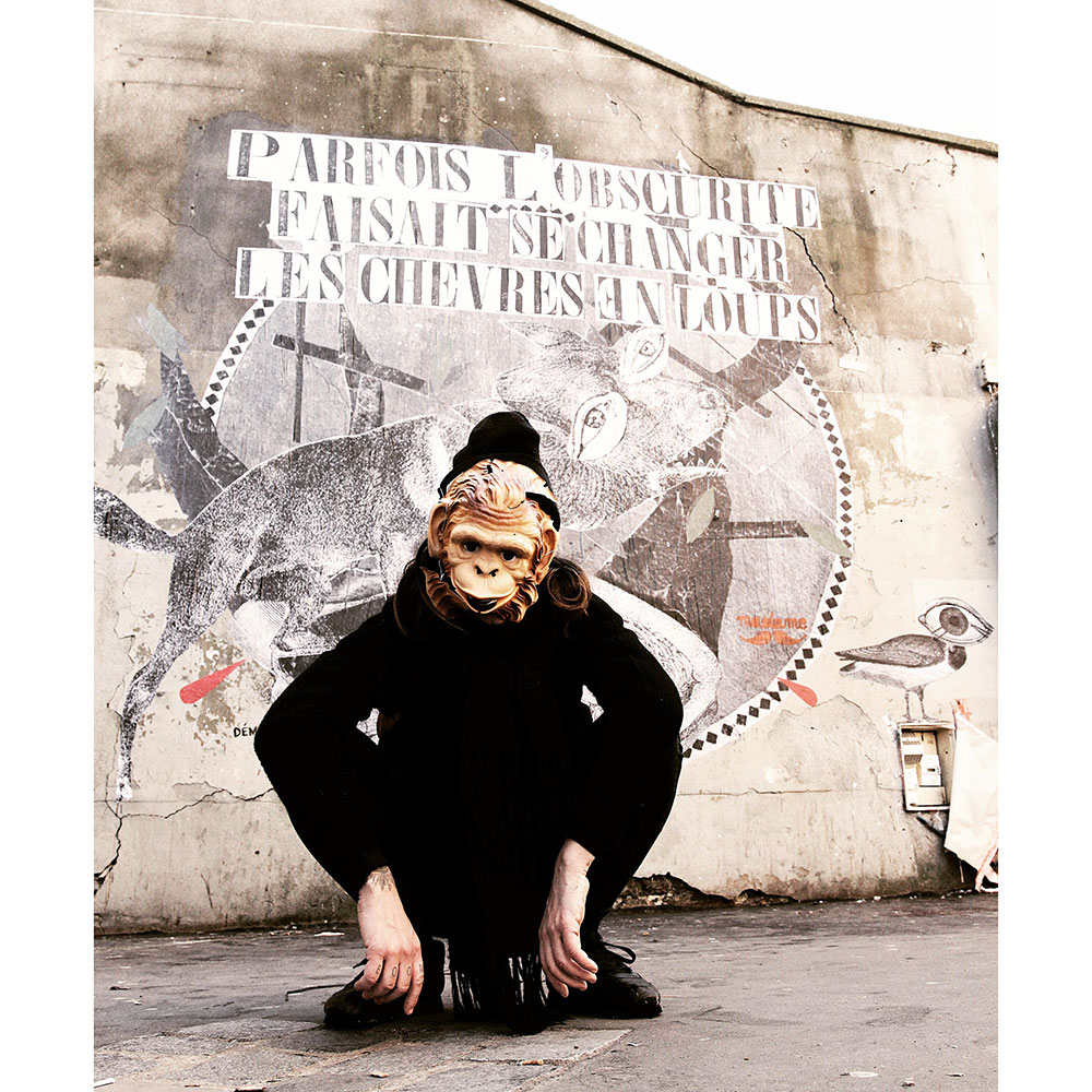 Madame streetart Paris, France, Janvier 20017