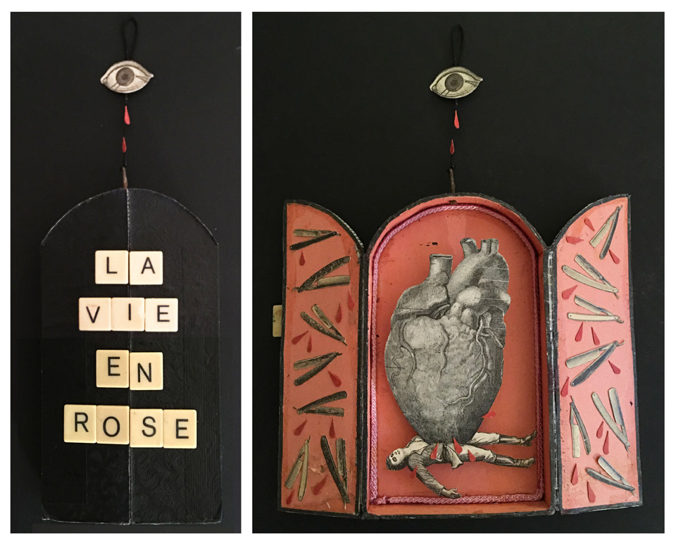 Madame streetart Paris, France, Fevrier 2017