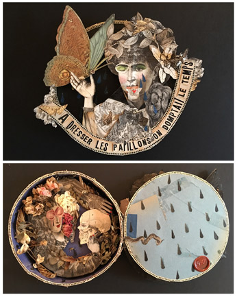 Madame streetart Paris, France, Juillet 2016