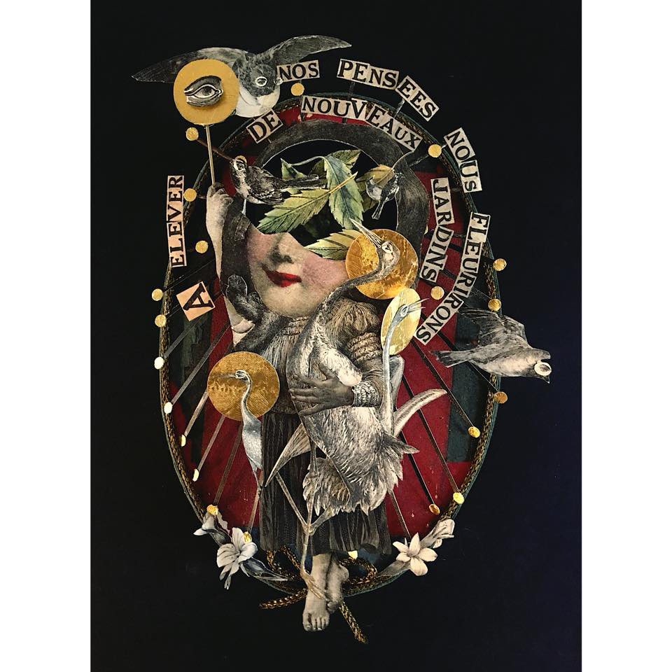 Madame streetart Paris, France, septembre 2017