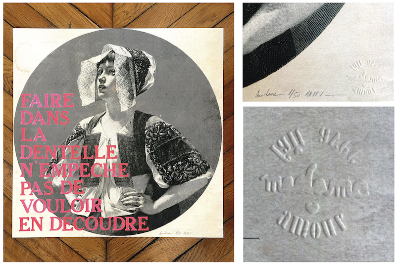 Madame Print Faire dans la dentelle