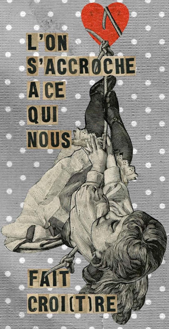 Madame Print L'on s'accroche a ce qui nous fait croitre